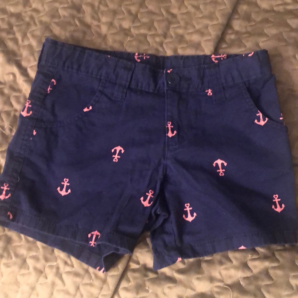 Faded glory Blue shorts with anchor